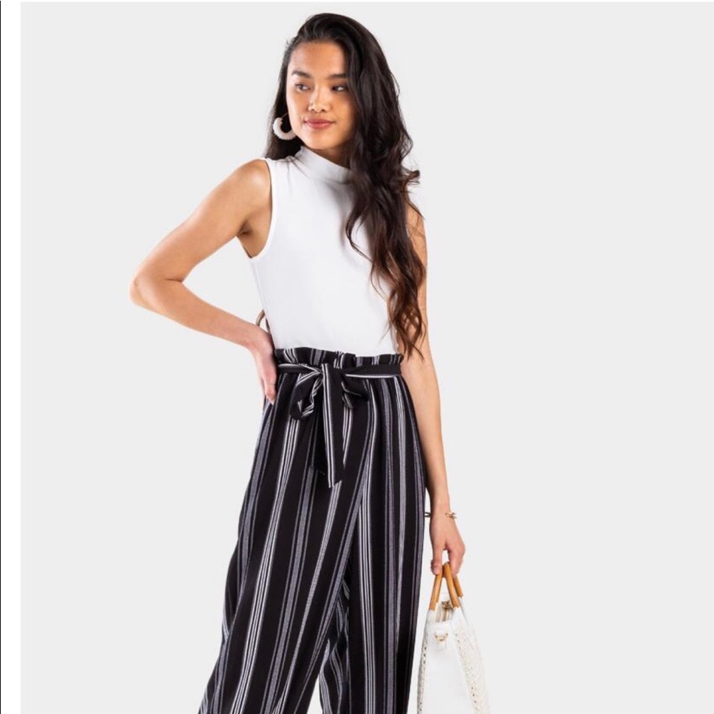 Dasha Striped Palazzo Jumpsuit